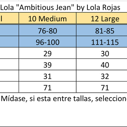 Así Soy Lola Ambitious Jean